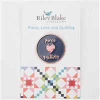 Enamel Pin- Piece Love and Quilting